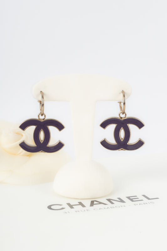Boucles d'oreilles cc Chanel 2004