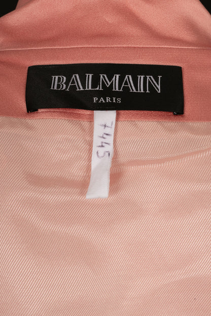 Gilet long Balmain Défilé