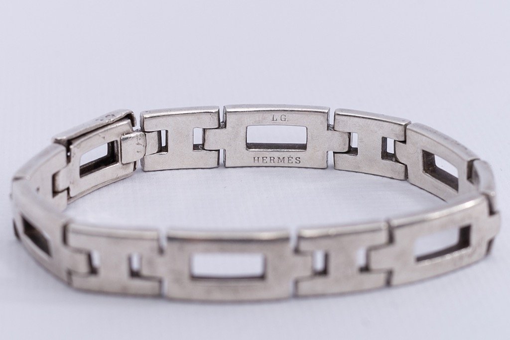 Bracelet en argent Hermès