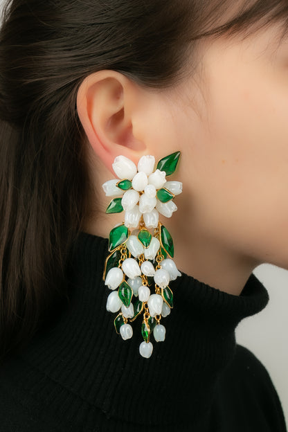 Boucles d'oreilles "muguet" Augustine