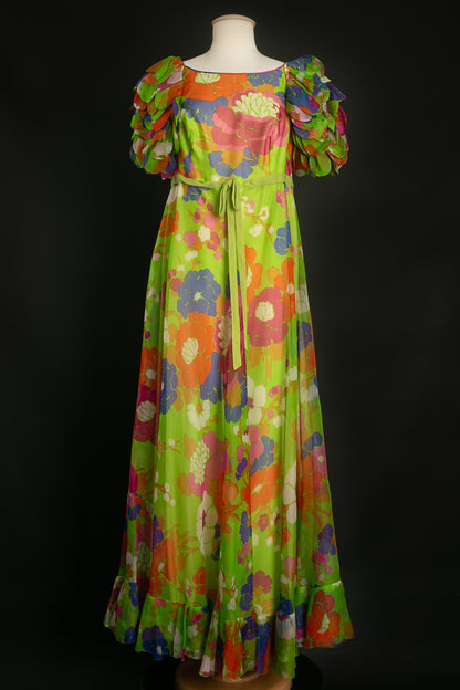 Robe en organza 1960s