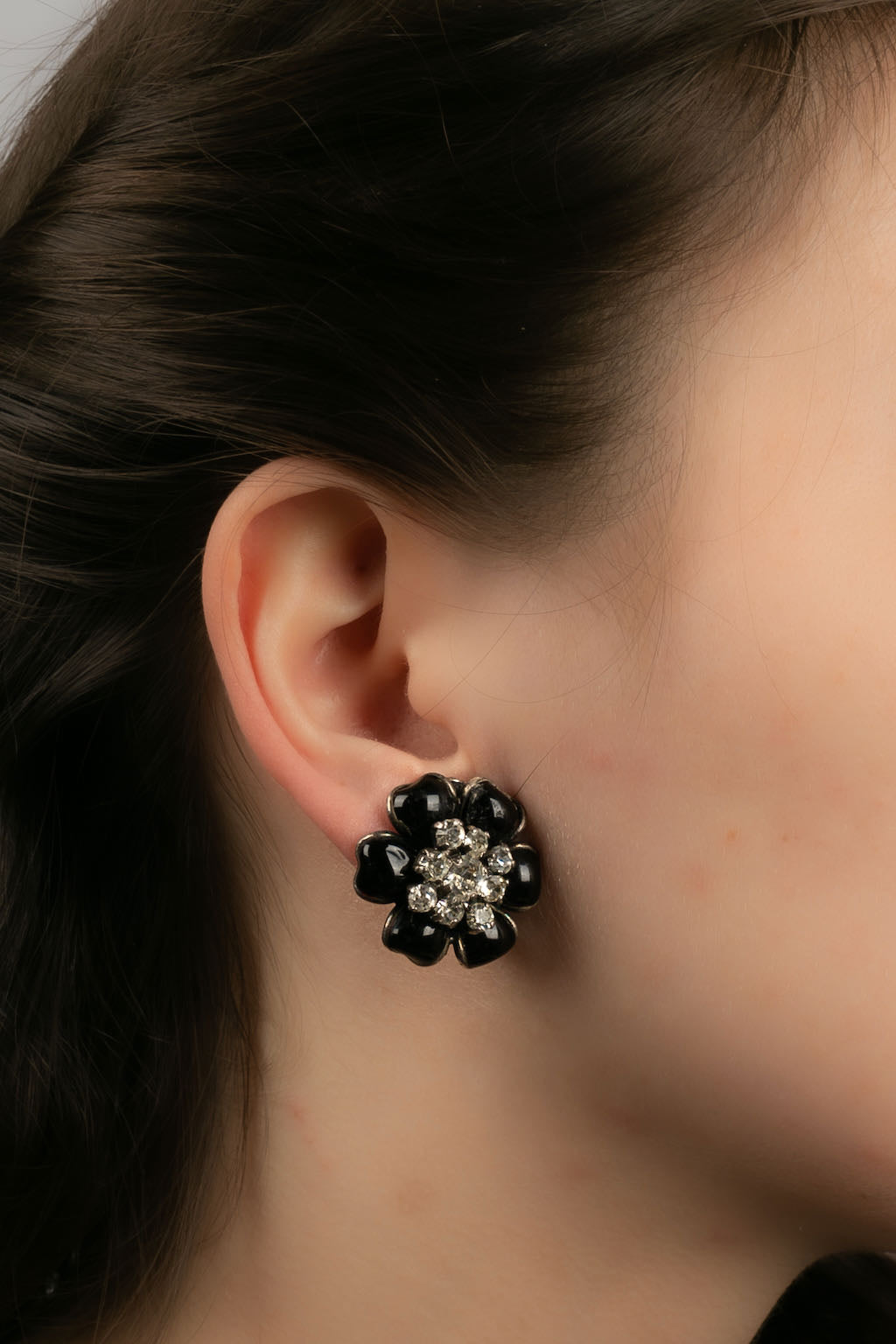 Camellia on sale earrings chanel