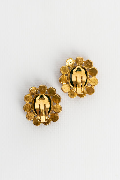 Boucles d'oreilles baroque Chanel