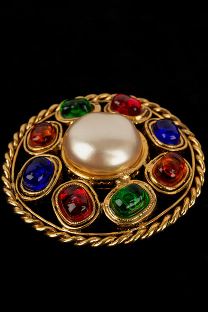 Broche multicolore Chanel