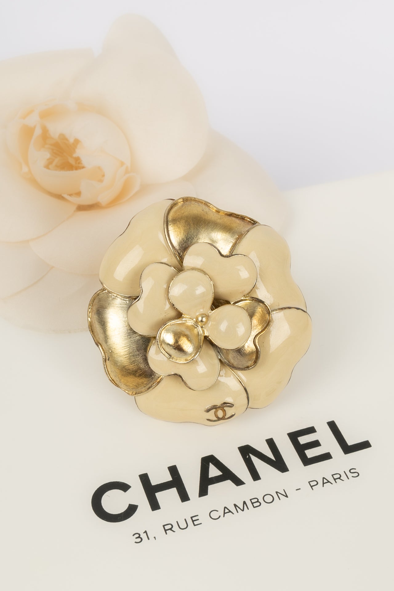 Chanel Camellia Brooch  Chanel flower, Chanel camellia, Chanel brooch