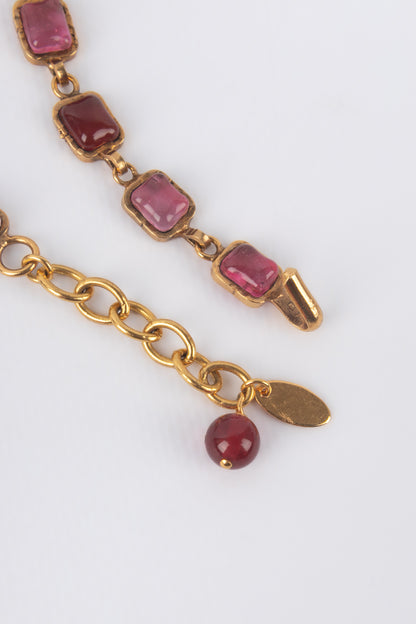 Collier en pâte de verre Chanel