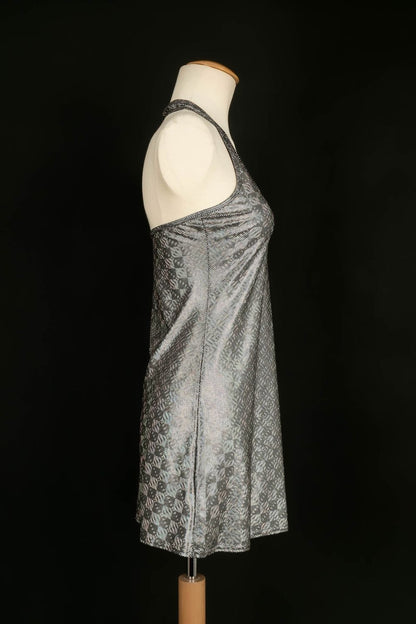 Robe argentée Paco Rabanne