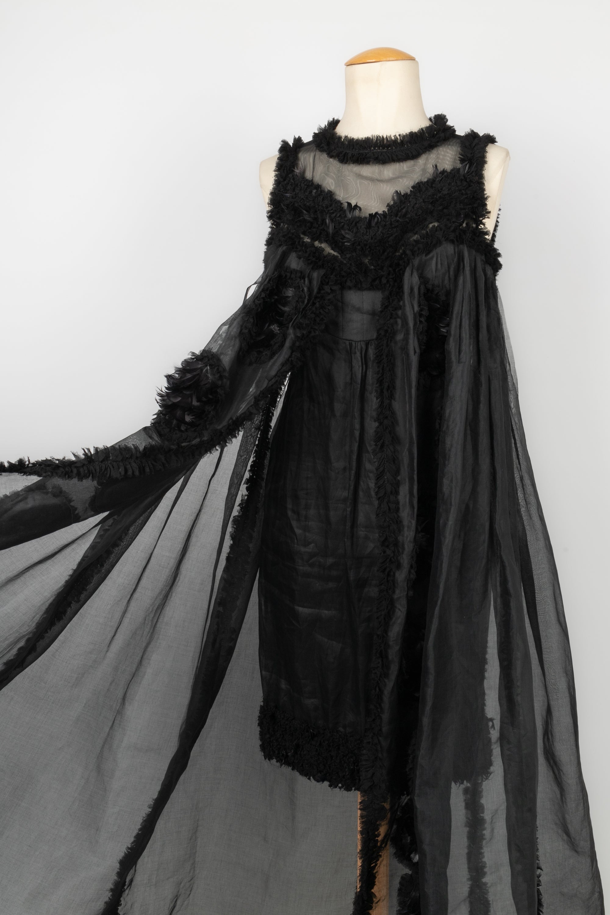 Chanel hotsell black gown