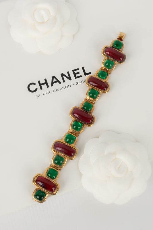 Bracelet en pâte de verre Chanel
