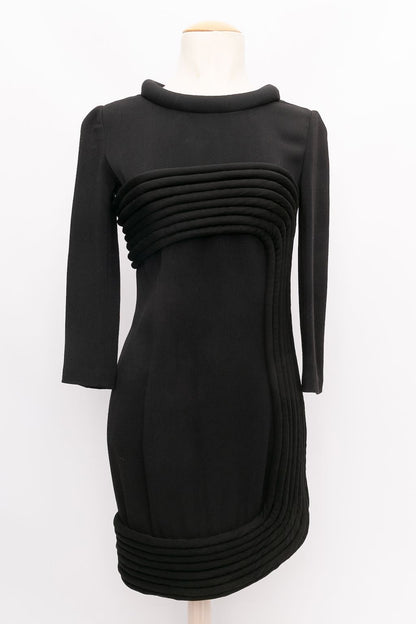 Robe noire Balmain