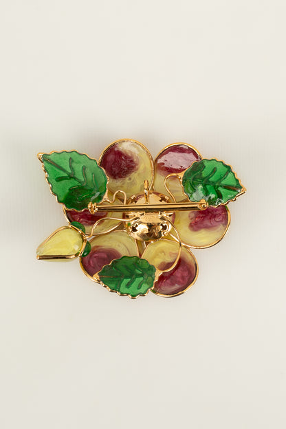 Broche / pendentif fleur Augustine