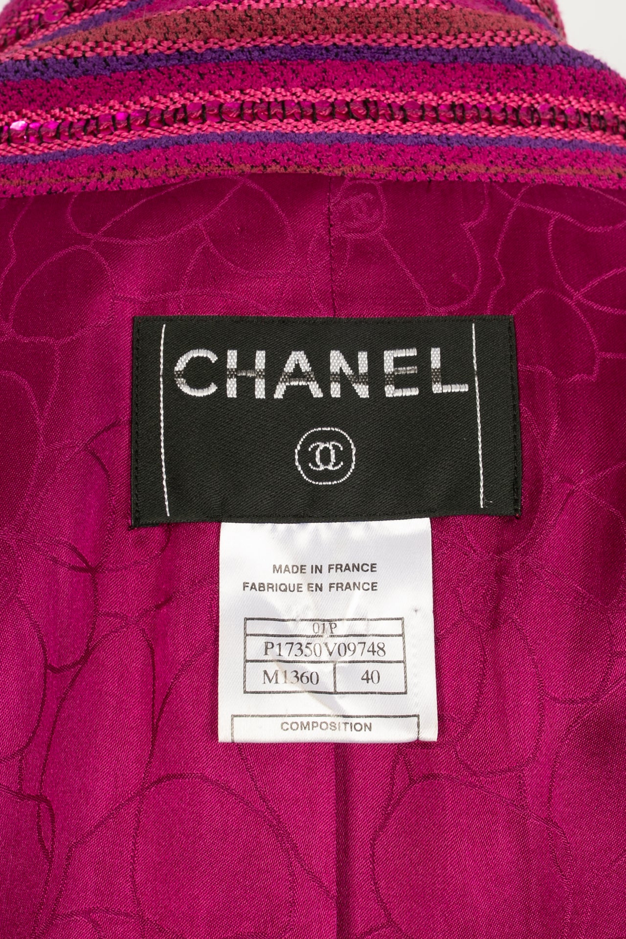 Veste Chanel Printemps 2001