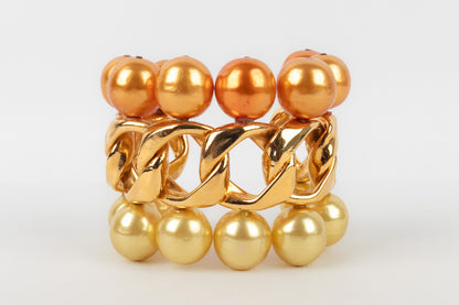 Bracelet manchette Chanel 1991