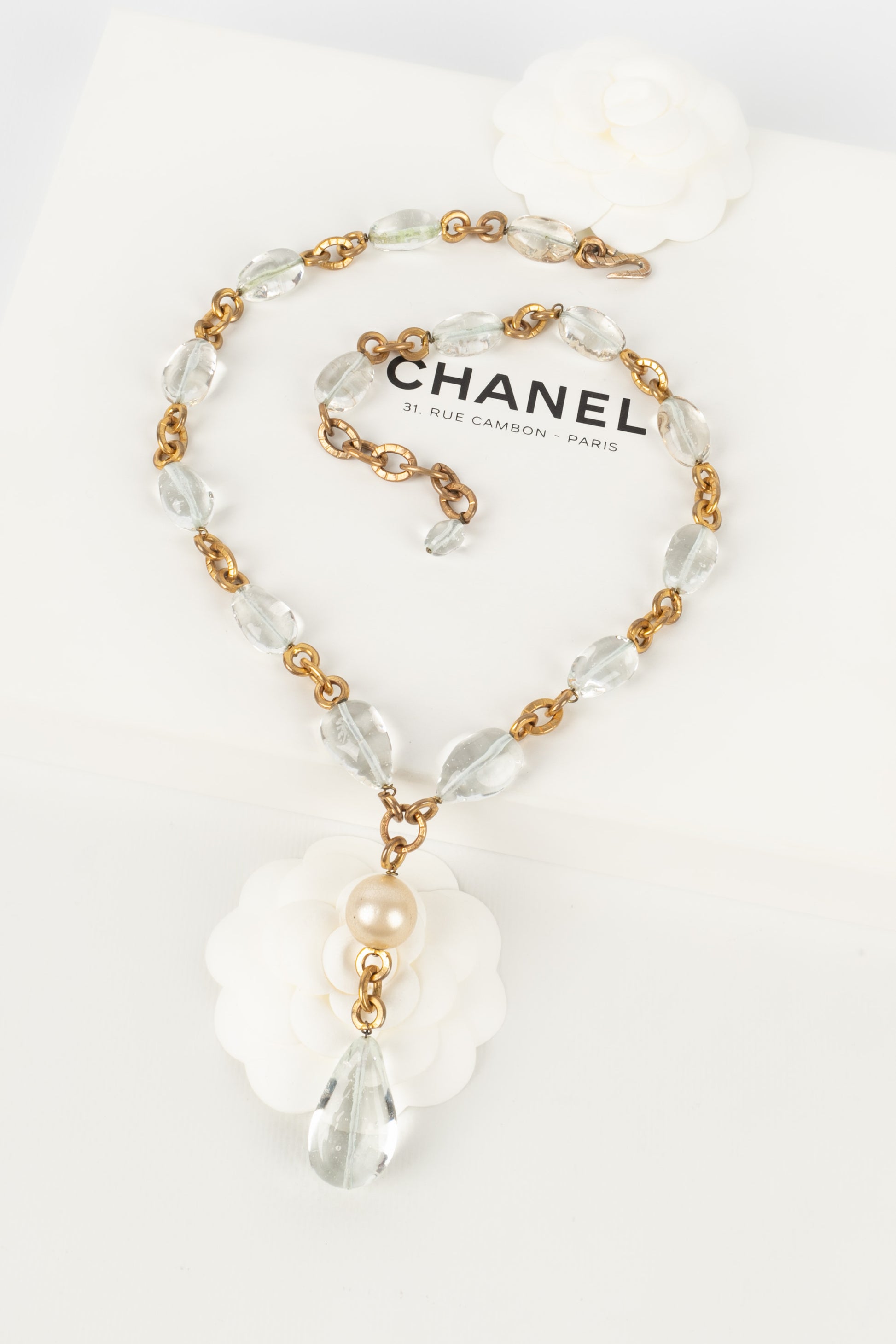 Coco Chanel Pearl Necklace Chanel Necklace Haute Couture – Les