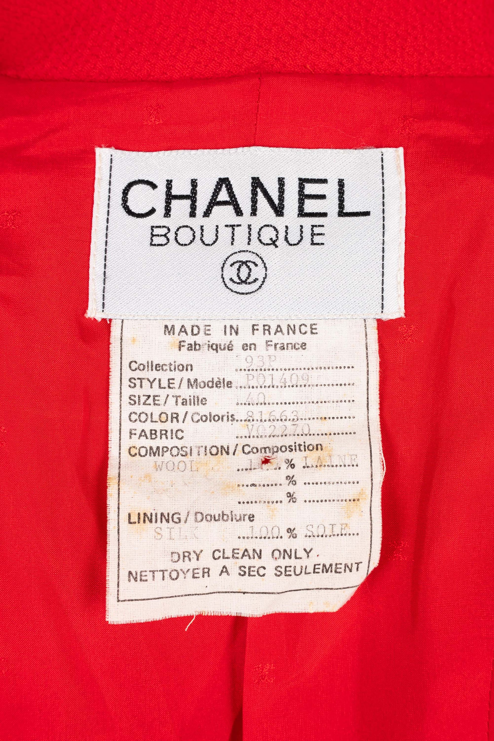 Veste Chanel 1993