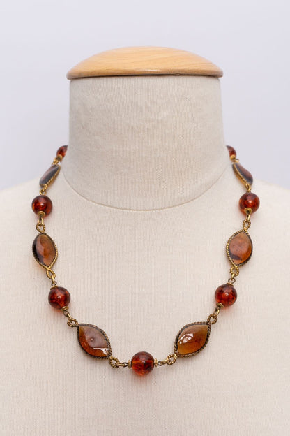 Collier en pâte de verre