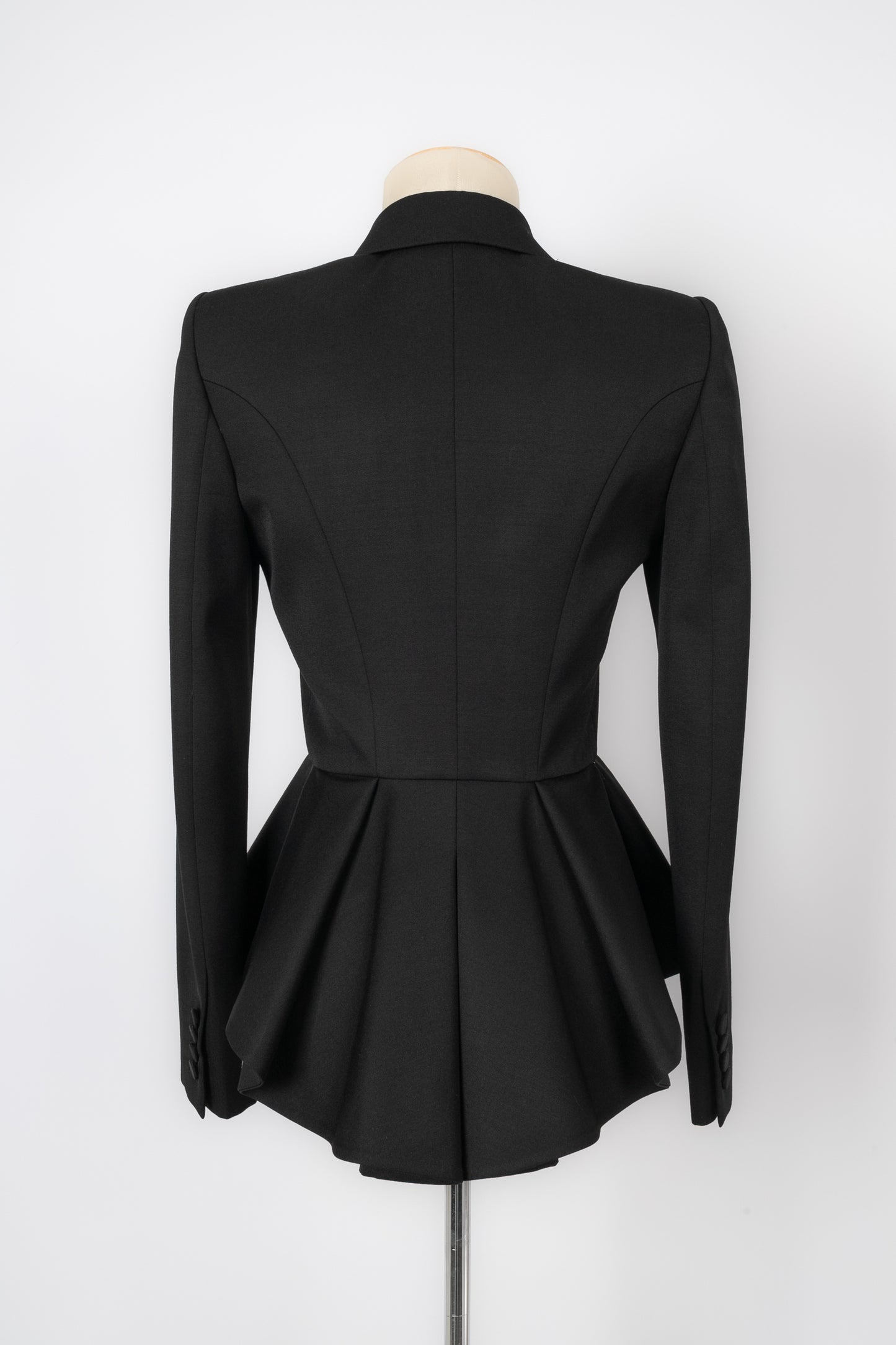 Veste noire Alexander McQueen