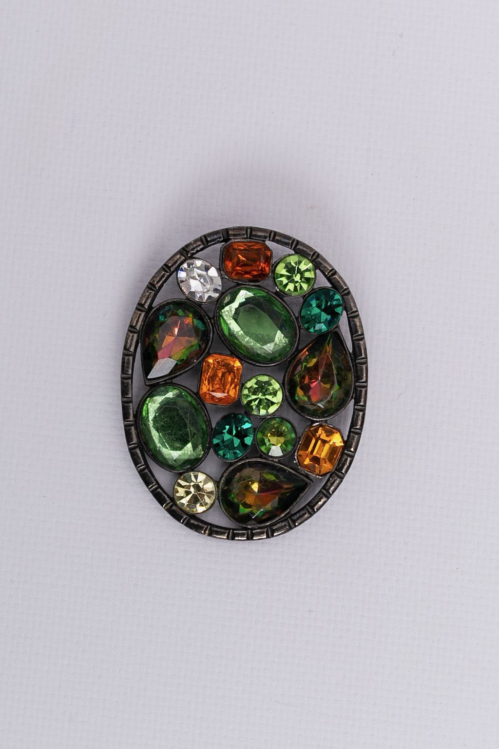 Broche strass Jean-Louis Scherrer