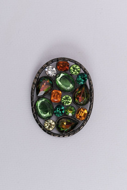 Broche strass Jean-Louis Scherrer