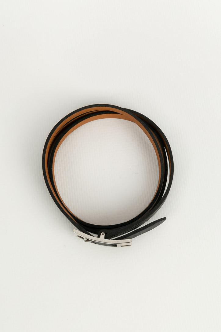Bracelet Hapi en cuir Hermès