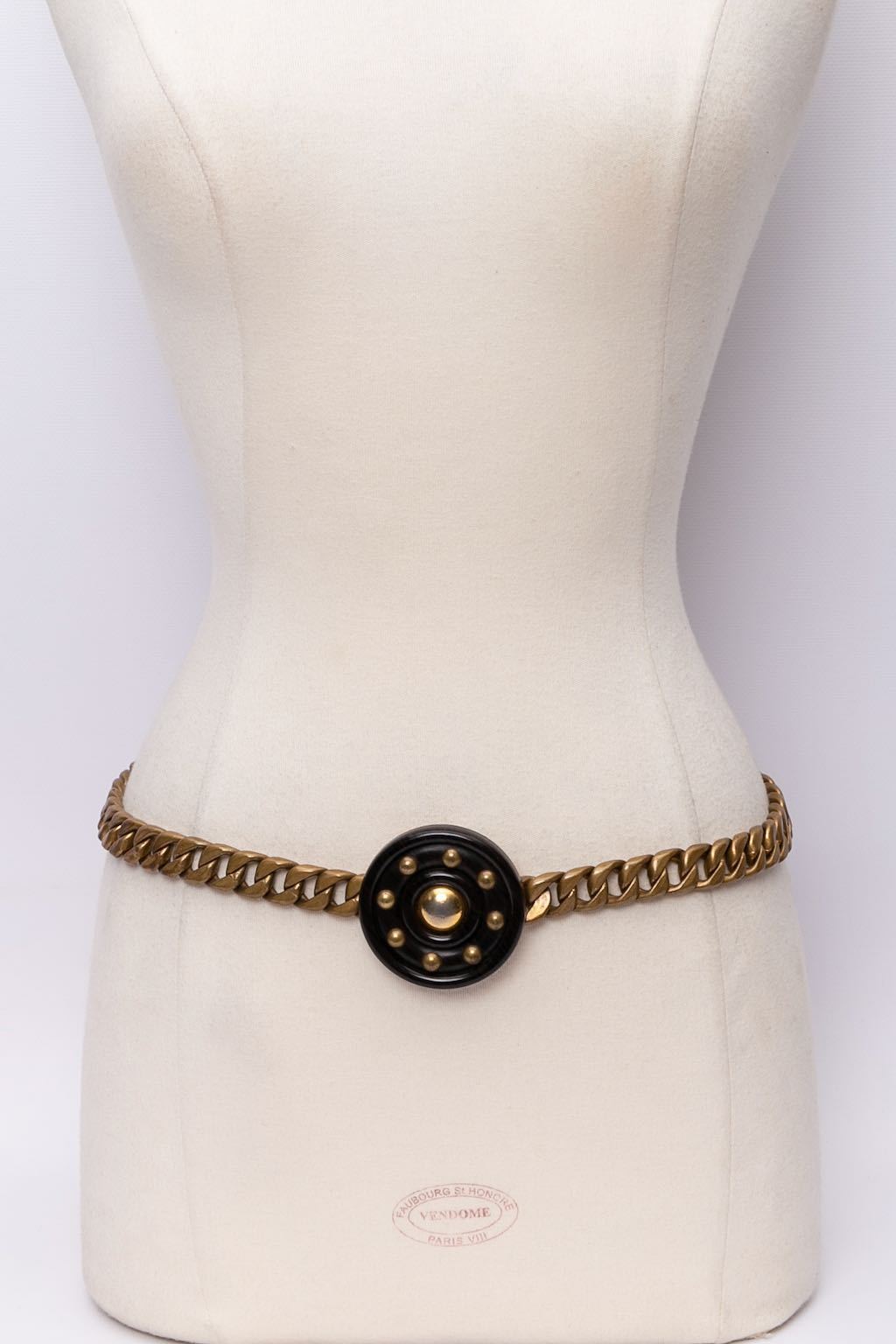 Ceinture cuivrée Yves Saint Laurent