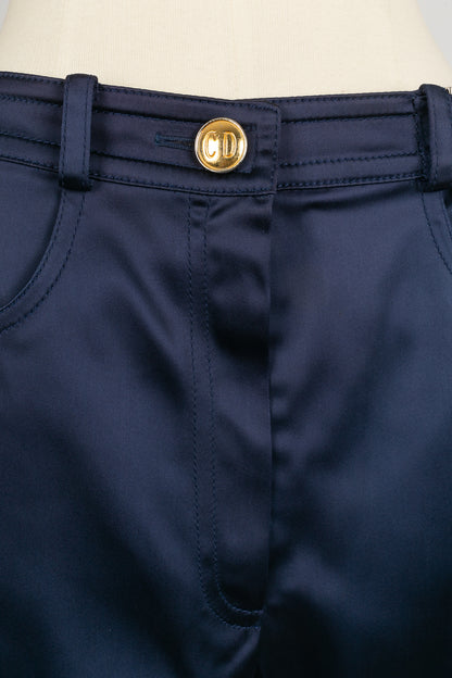 Pantalon bleu Dior 