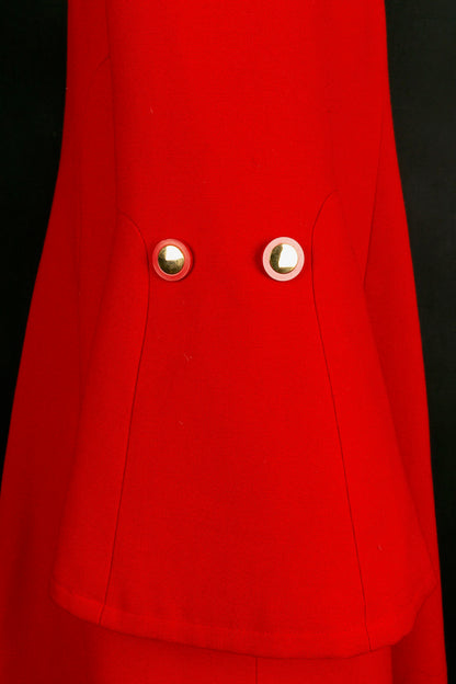 Manteau rouge 1960/70