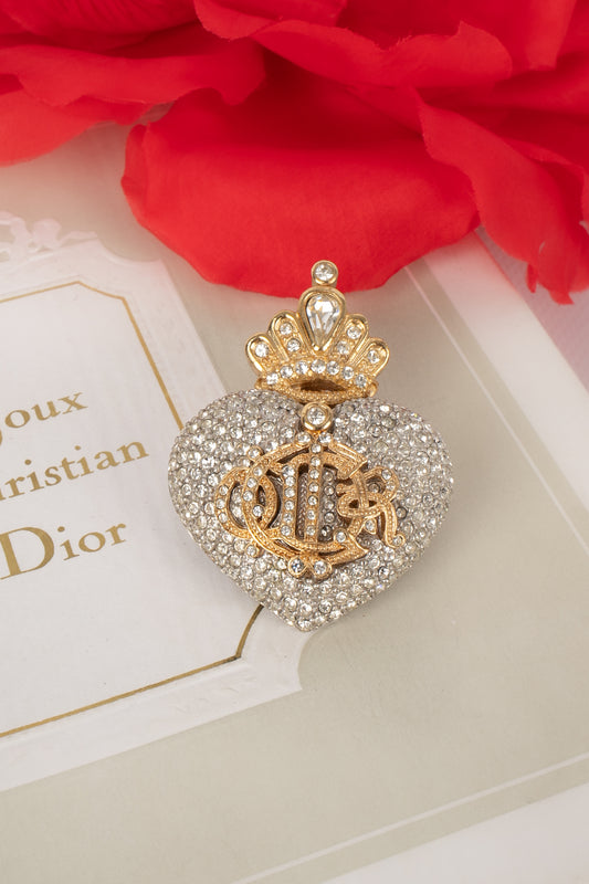 Broche coeur Dior