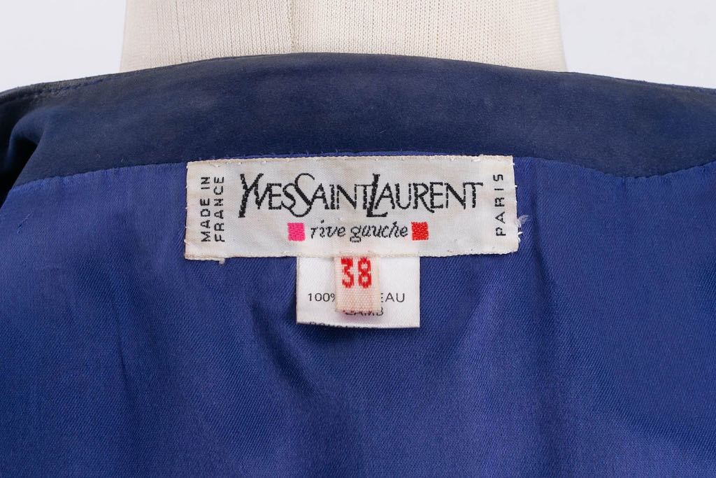 Veste en agneau Yves Saint Laurent 1993/94