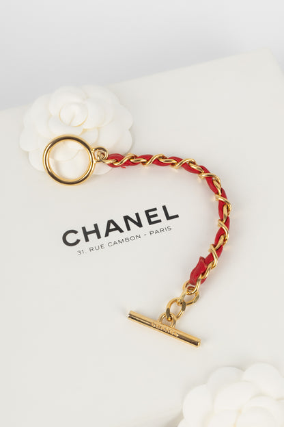 Bracelet en cuir Chanel