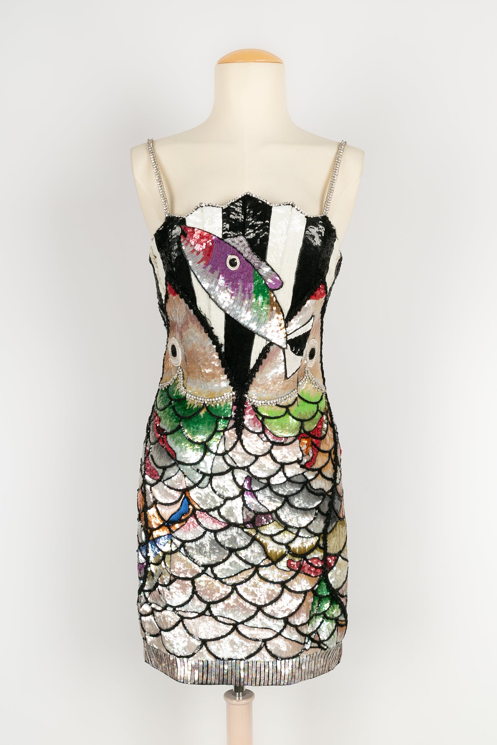 discount universe mermaid dress Louis Féraud Haute Couture 