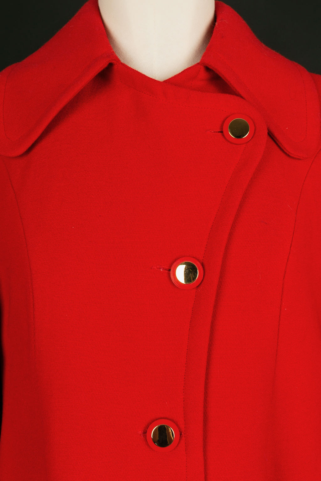 Manteau rouge 1960/70