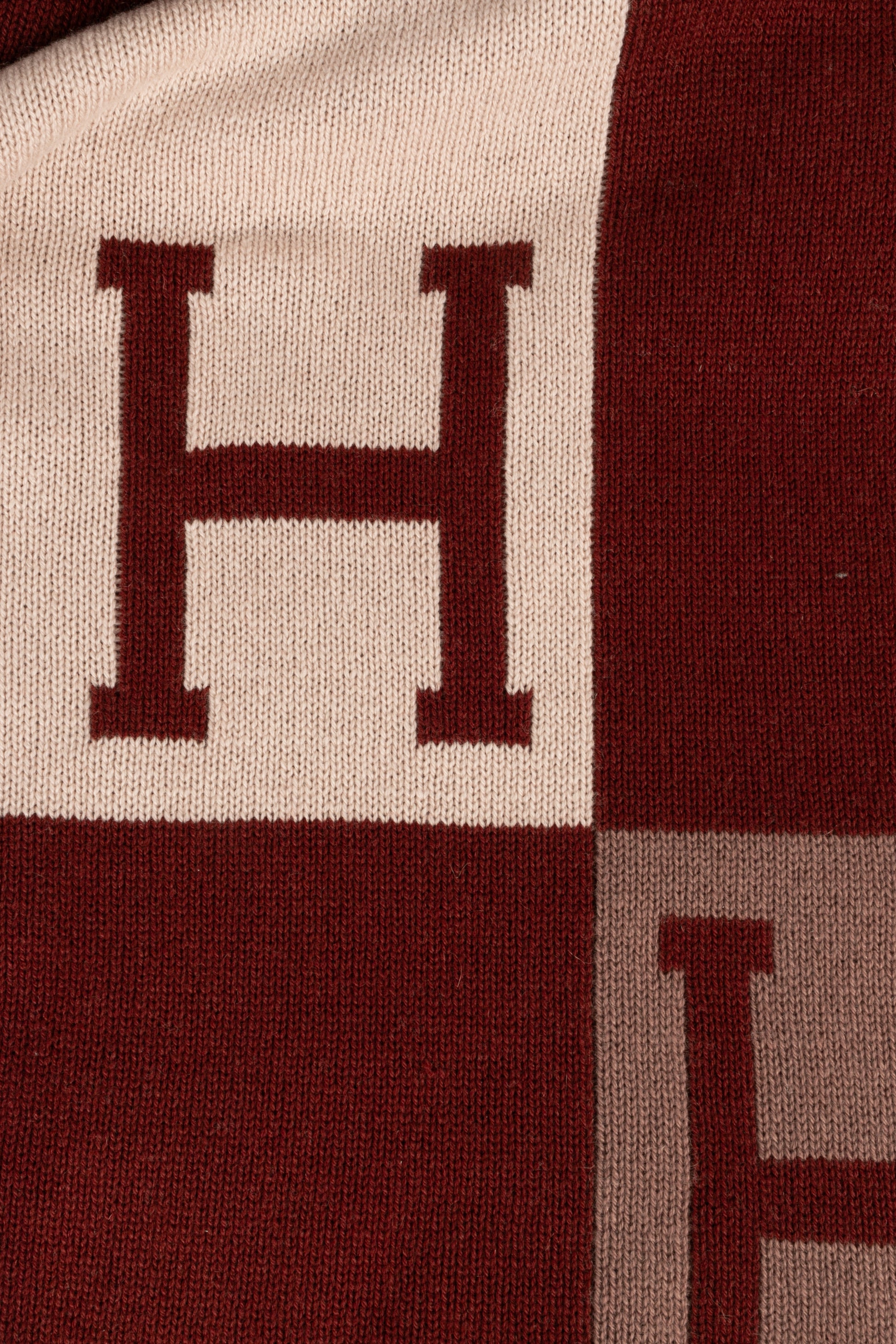 Couverture / Plaid en laine Hermès