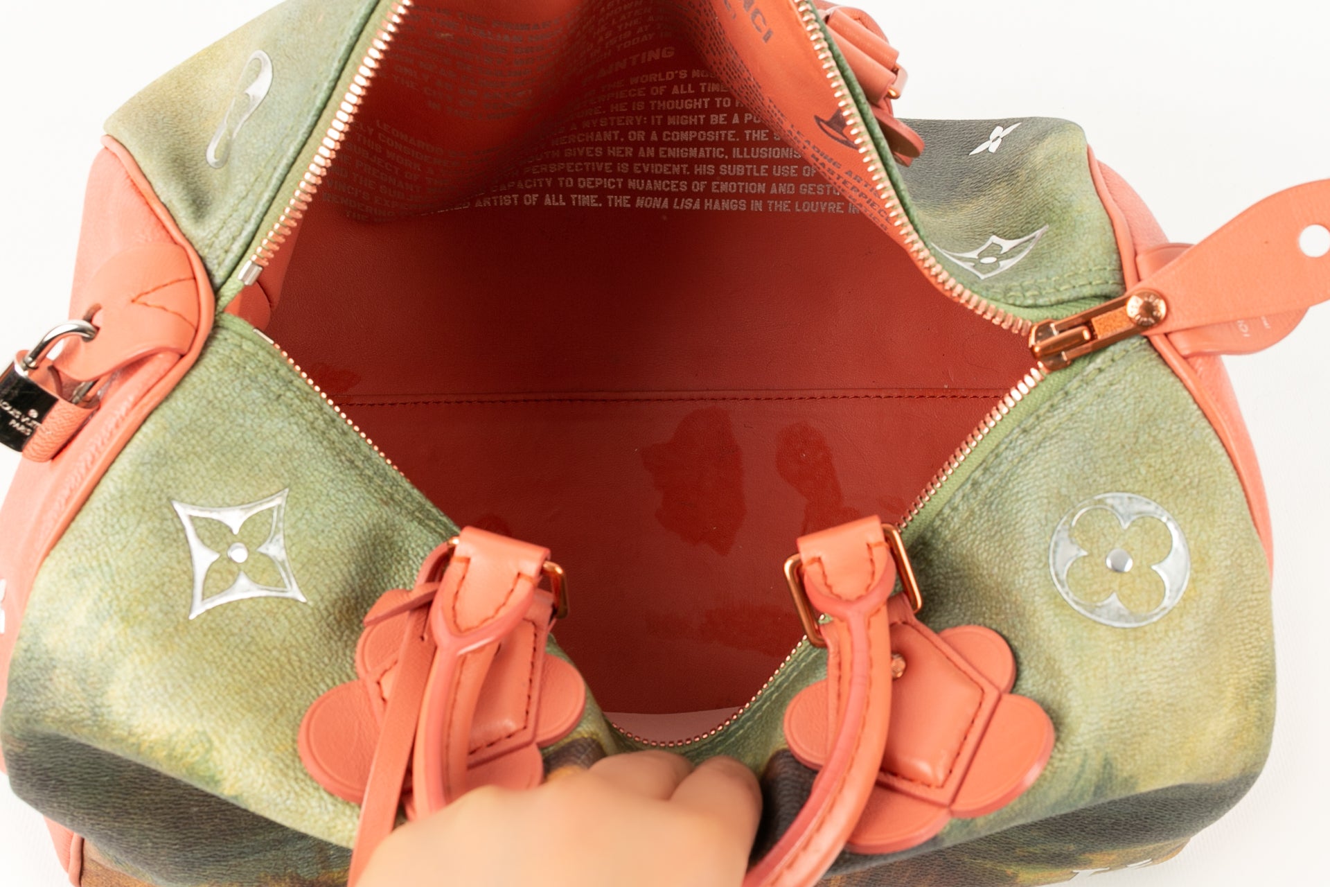Louis Vuitton X Jeff Koons Da Vinci bag – Les Merveilles De Babellou