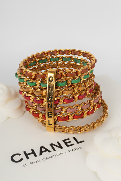 Chanel Gold Metal CC Open Cuff Bangle Chanel | TLC