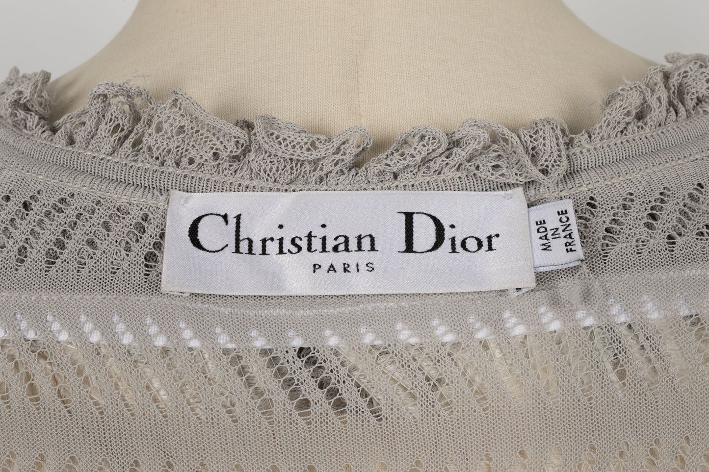 Veste en dentelle et plume Dior Automne 2011