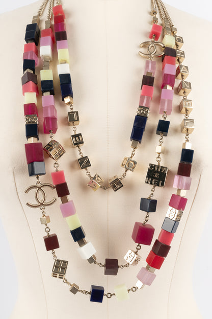 Collier cubes Chanel Printemps 2004