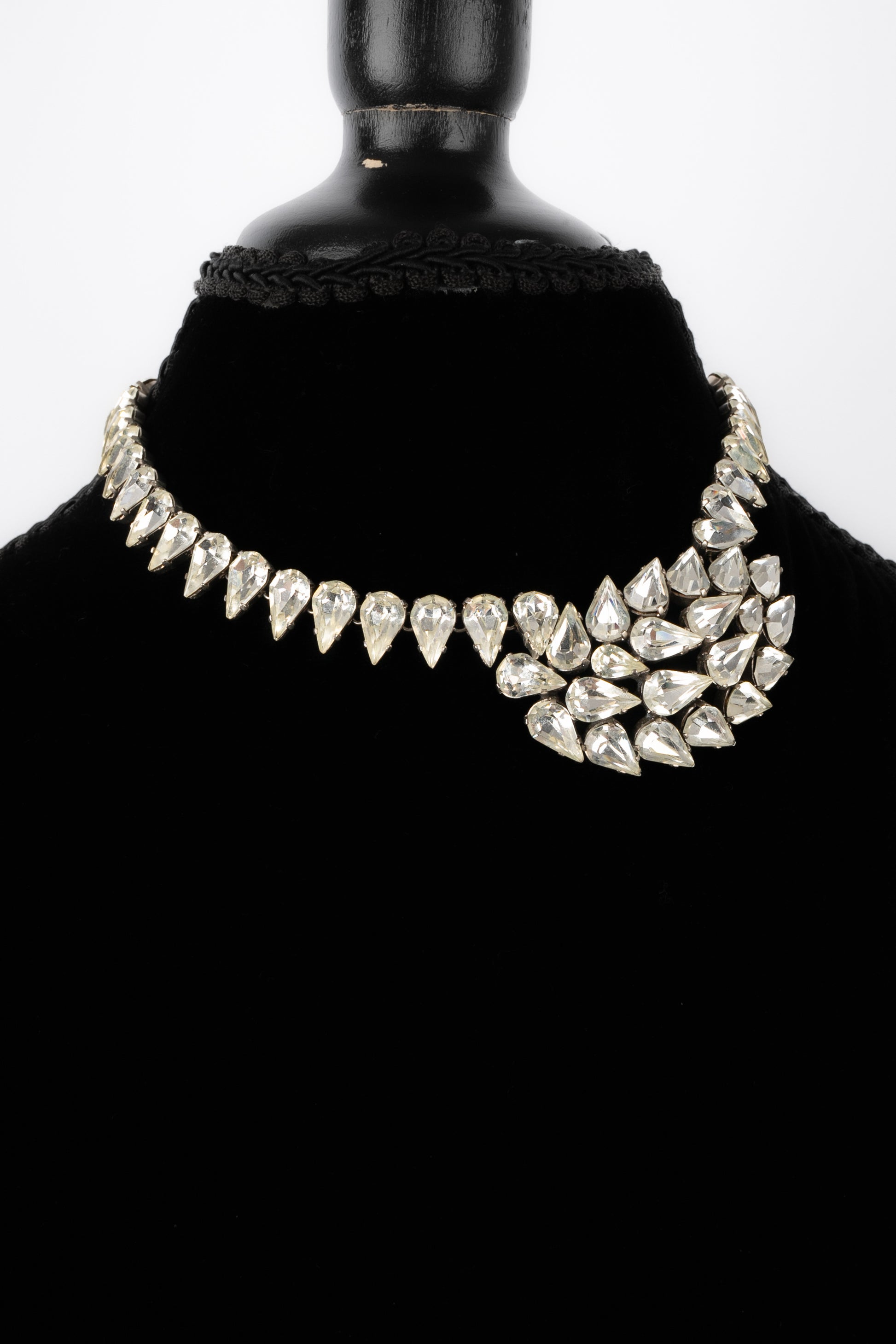 Collier strassé vintage