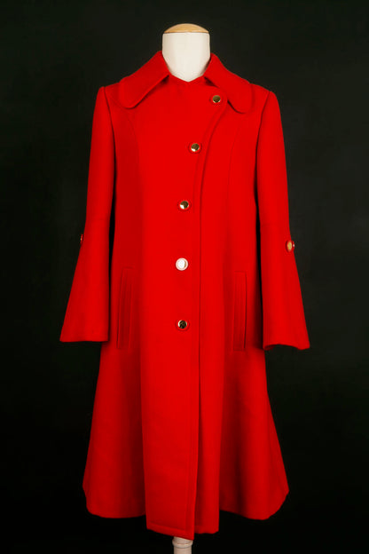 Manteau rouge 1960/70