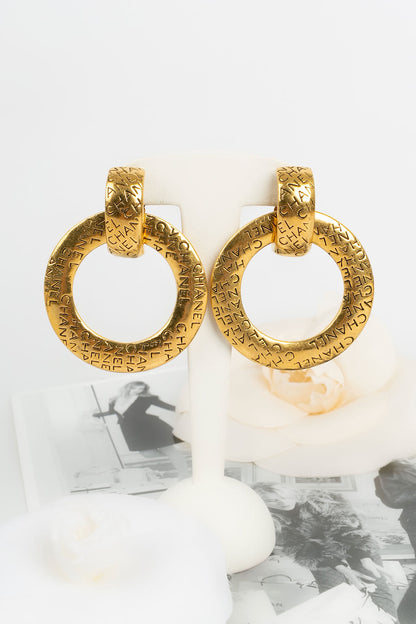 Boucles d'oreilles créoles Chanel 