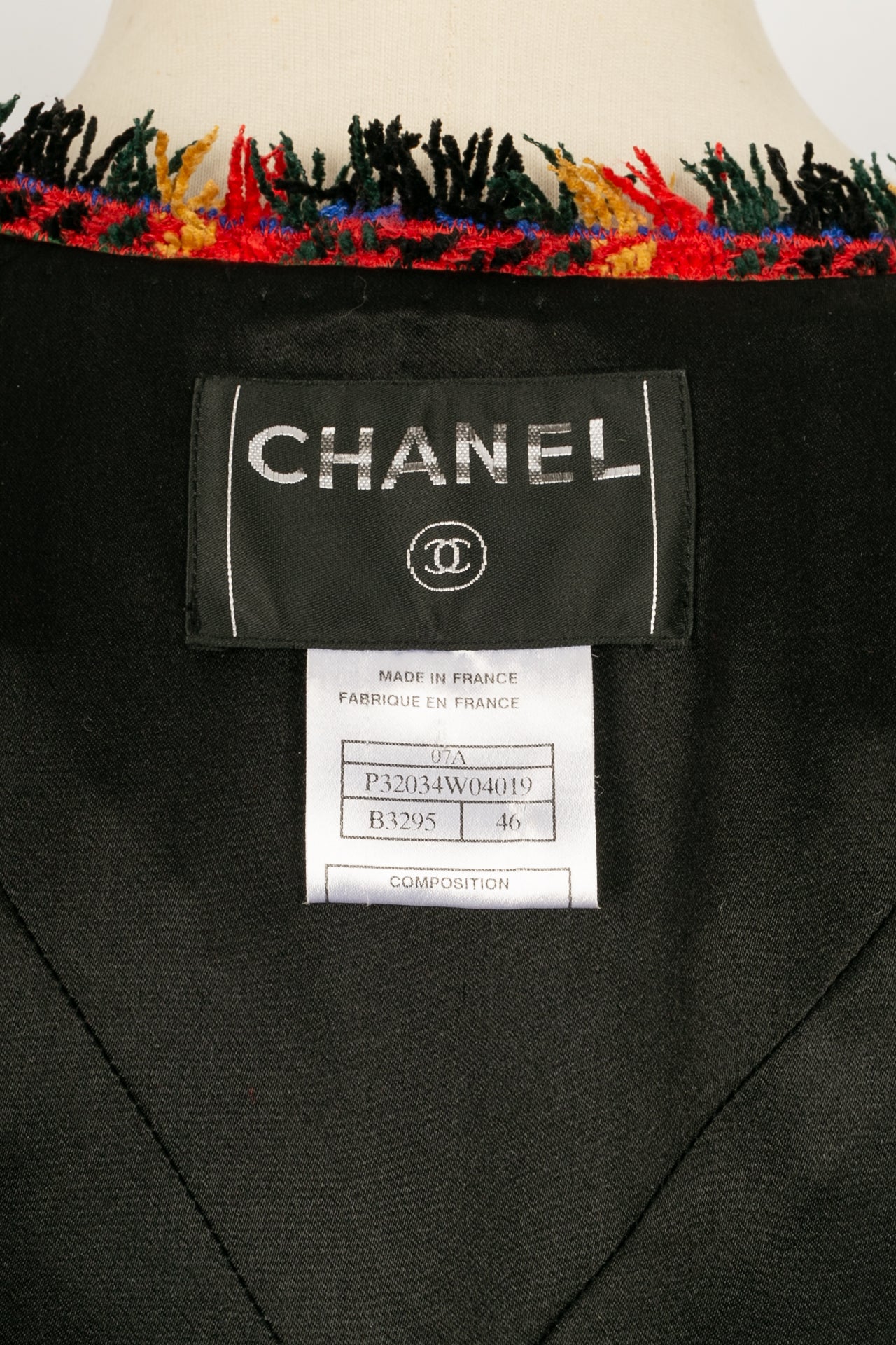 Manteau multicolore Chanel