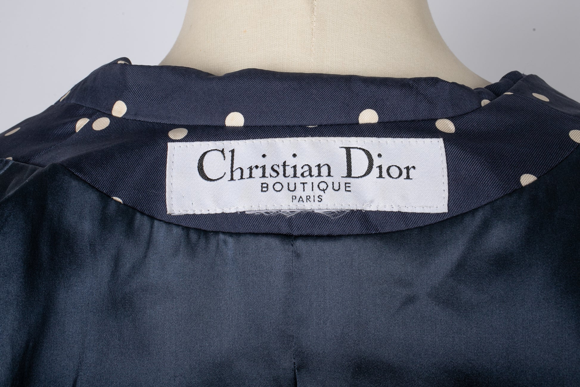 Veste à pois Christian Dior