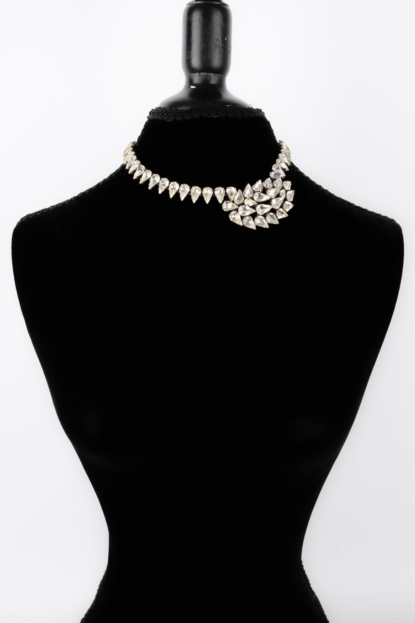 Collier strassé vintage