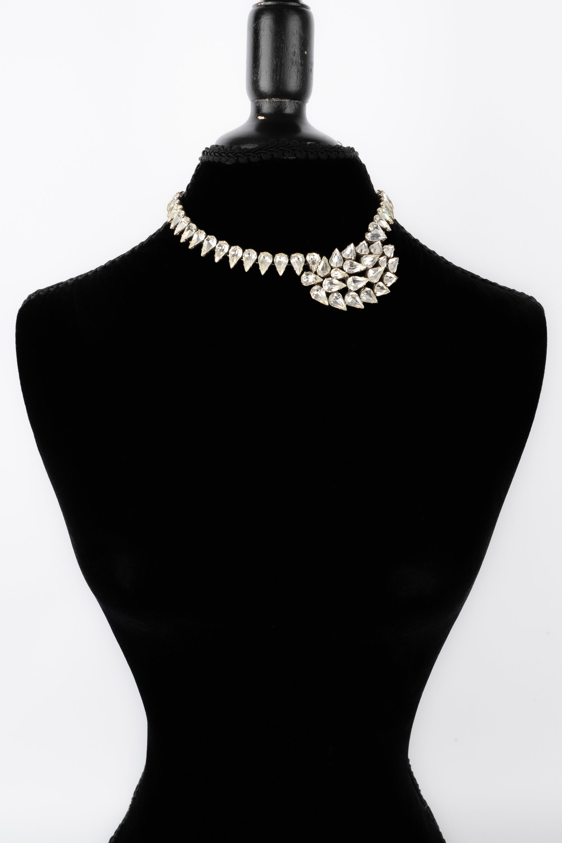 Collier strassé vintage