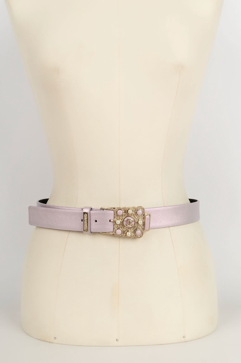 Ceinture mauve Chanel